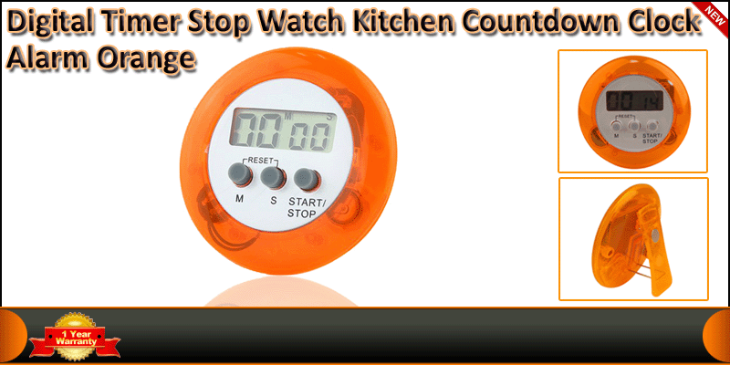 Digital Magnetic LCD Timer Stop Watch Kitchen Cook